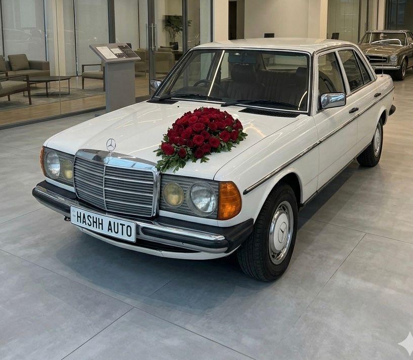 W123 Benz White