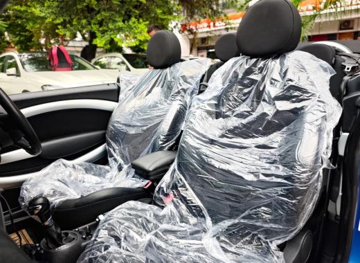 Mini Cooper Convertible Blue